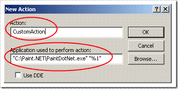 Adding custom action to right click context menu.
