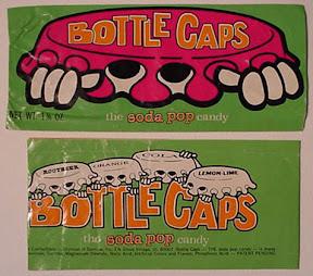Bottle Caps Candy wrapper