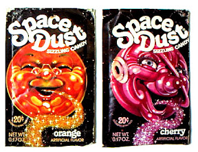 Space Dust candy package