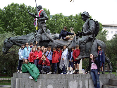 La Manada, con Don Quijote y Sancho Panza