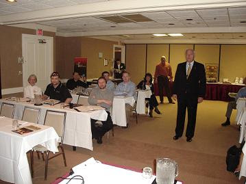 Instructor, Dr. Charles Flume with Regional Meeting Students
