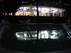 Отель Эстрея 3*, бассейн в сумерках и открытая терраса ресторана