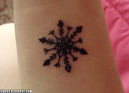 snowflake tattoo designs snowflake tattoos