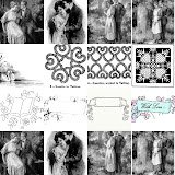 romantic pictures and patterns for card making and paper crafts