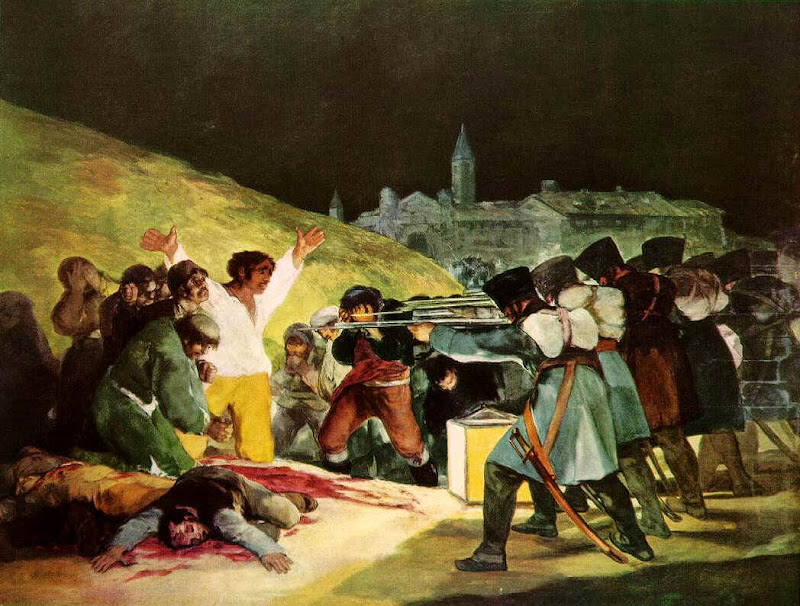 Francisco de Goya, the shootings of May third 1808