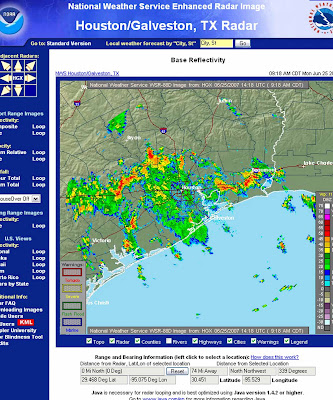 Weather Map June 25 am
