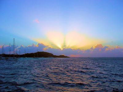 Sunrise at Petit St. Vincent