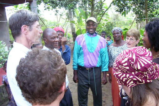 Mike and Margaret during theit visit