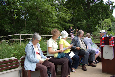 Walkers on towpath