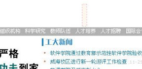 IE7里的哈工大主页截图于11月29日