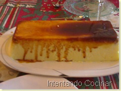 Flan de limón