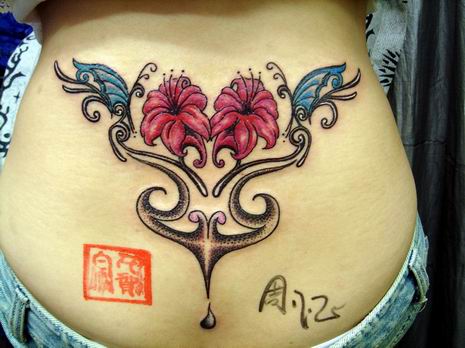 Flower Tattoos On The Hip. Flower tattoo on Hip