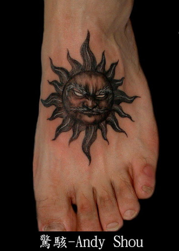 Sun tattoo designs.