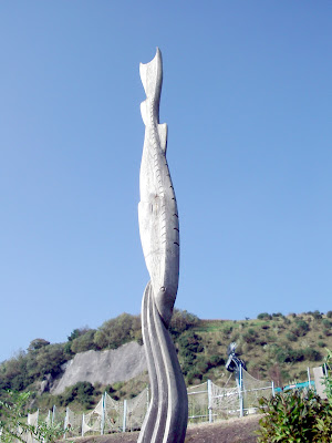 Eden project sculpture fish