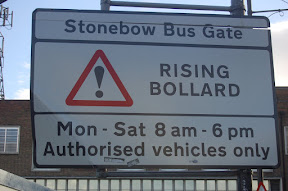 The dreaded rising bollard