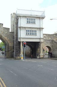 Walmgate bar with surviving barbican