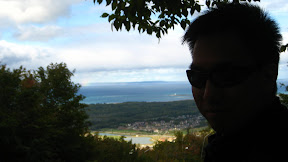 [Me at the top of Blue Mountain.]