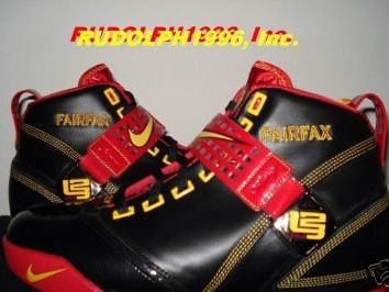 A closer look at the FAIRFAX Nike Zoom LeBron V
