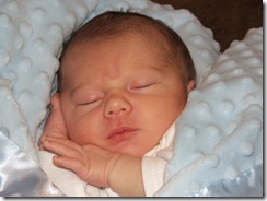 Abram sleeping peacefully