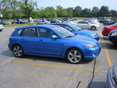 Mazda 3 - Great way to move a bike, or two