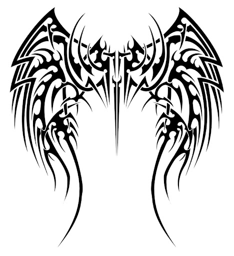 Wings-Tribal Tattoo Design