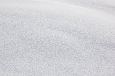 Pure, pristine white snow. 
