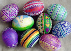 Ukranian style Easter eggs. 