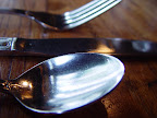 Utensils. Fork, Knife & Spoon.