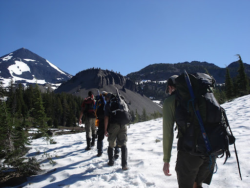 Snow in July, Three Sisters area