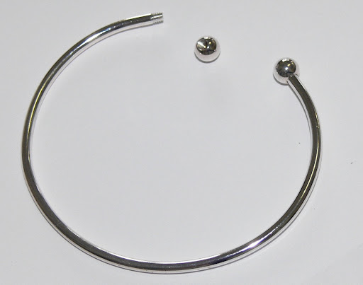 Silver Bangle - AddaBead