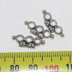 Sterling Silver 3-hole Co