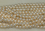 6MM ROUND CZECH GLASS PEARL CREAM � EACH