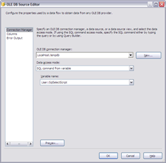 11 - OLE DB Source