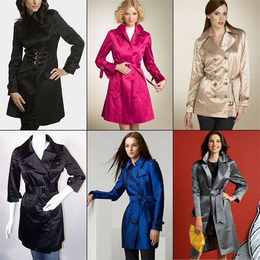 Trend Watch: Satin Trenchcoat