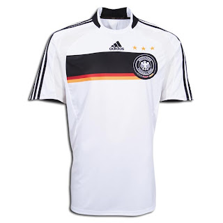 adidas Germany Home Jersey 07/09 Soccer european championship 2008