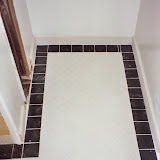 This is the section where I had to level the floor - it came out nicely