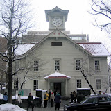 Sapporo's Clock Tower - This is one of just a handful of 19th century buildings still standing in Sapporo. It may not look like much by US standards, but this kind of building is quite unusual for Hokkaido, and it's a major tourist attraction. More inform Sapporo's Clock Tower - This is one of just a handful of 19th century buildings still standing in Sapporo. It may not look like much by US standards, but this kind of building is quite unusual for Hokkaido, and it's a major tourist attraction. More inform