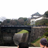 On one of the bridges leading to Imperial Palace, looking at the other bridge