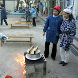 Preparing the rice for Mochitsuki
