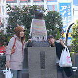 The original photo of Hachiko, before the dog was digitally removed The original photo of Hachiko, before the dog was digitally removed