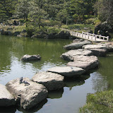 The Fukagawa Kiyosumi Teien Gardens: stones in the garden were imported from across Japan