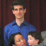 Eidan, Maria, and I waiting for the group photo to be taken