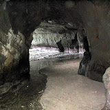 One of the sea caves at Chikura Caverns, Tanegashima. It's good we came during low tide.