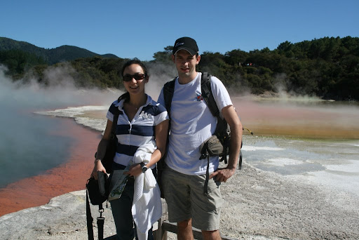 Nat and Will by the Champagne Pool