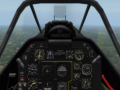 plane mustang p51 modernized 2d panel screenshot