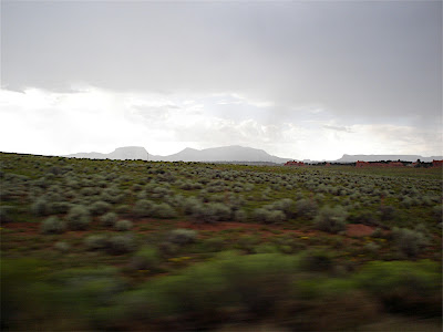 Mountains in the distance