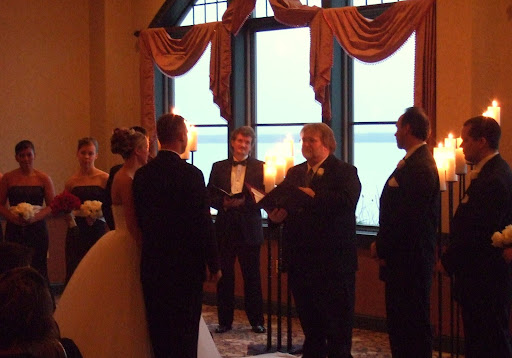 Belhurst Castle Wedding Ceremony Meritage Ballroom