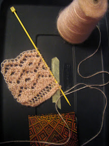 The beginnings of lace