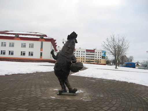Monument to cucumber, symbol of Shklov Monument to cucumber, symbol of Shklov