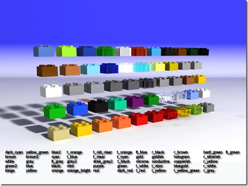 Lego - Tabla de colores